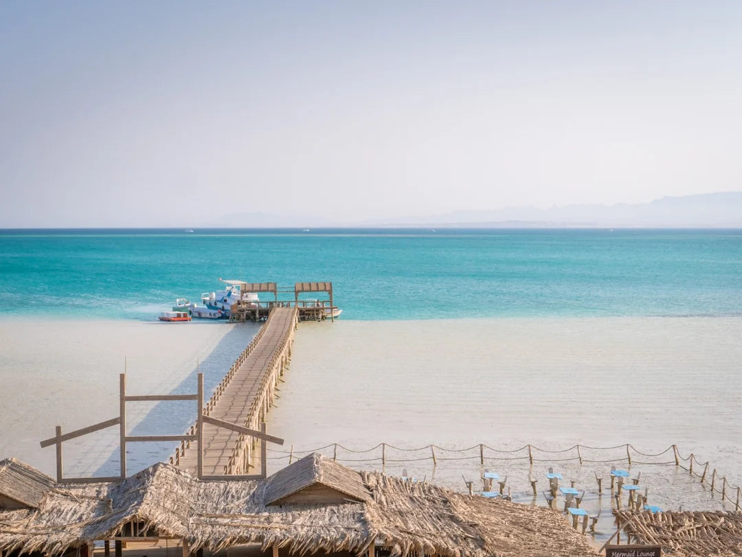 Hurghada: Excursie pe Insula Orange Bay cu barcă privată de mare viteză