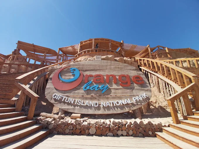 Hurghada: Orange Bay en Snorkelcruise met Lunch