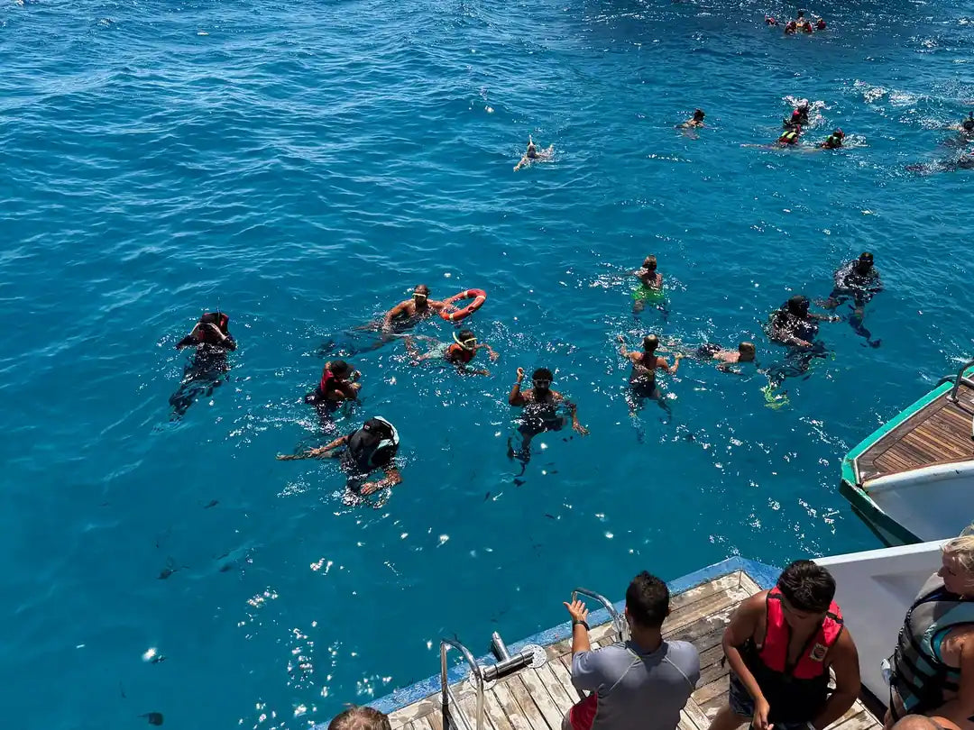 Hurghada: Orange Bay en Snorkelcruise met Lunch