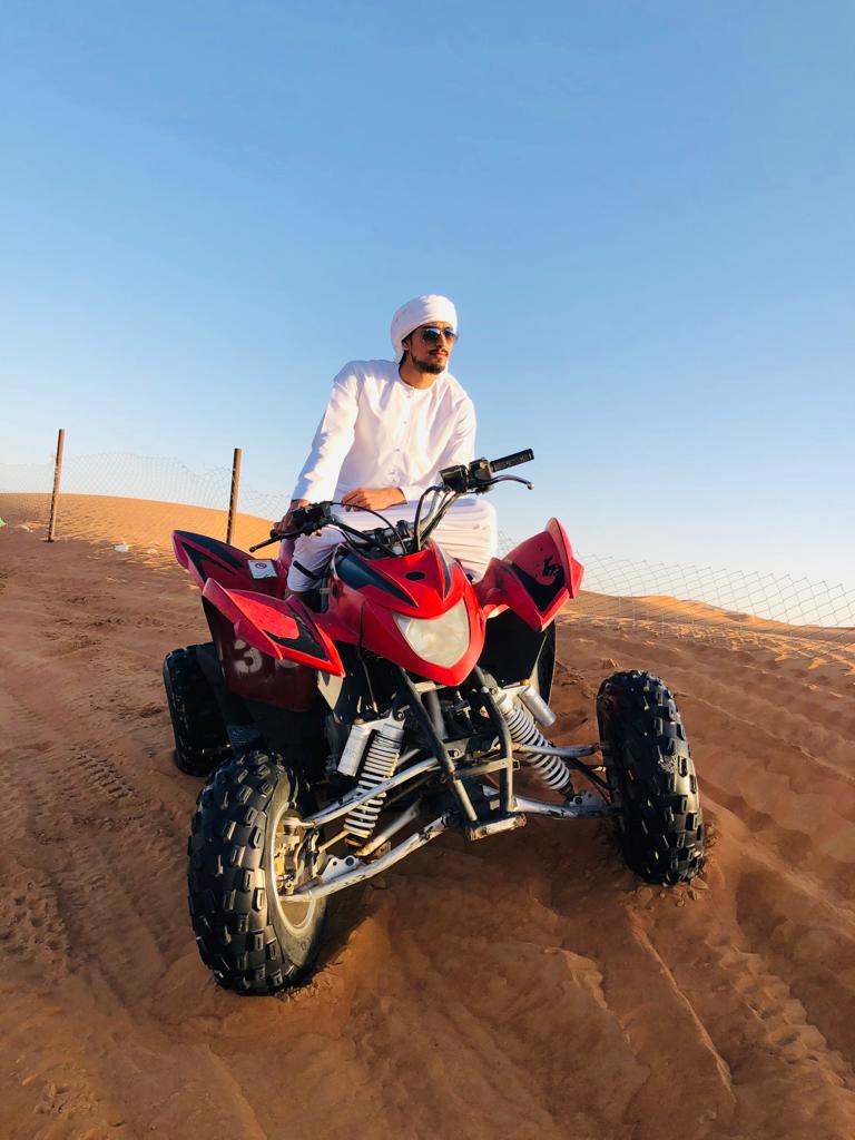 Dubai: Private Wüstensafari im Geländewagen am Morgen