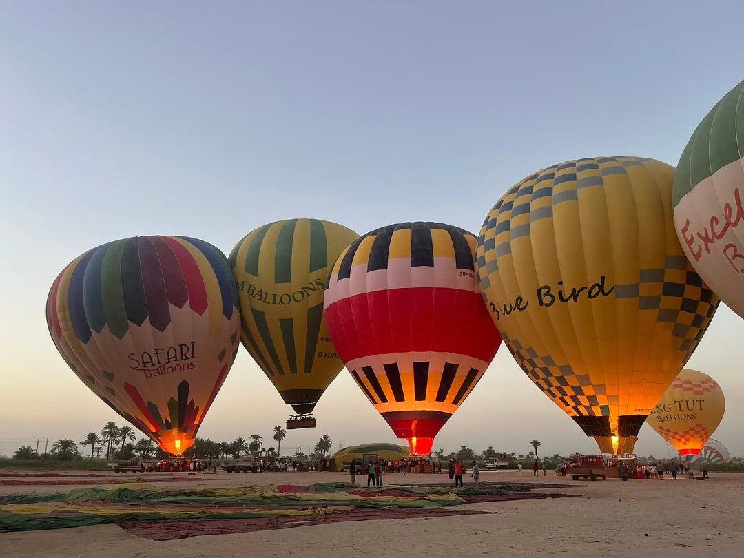 Luxor: Private Guided Day Tour and Hot Air Balloon Ride