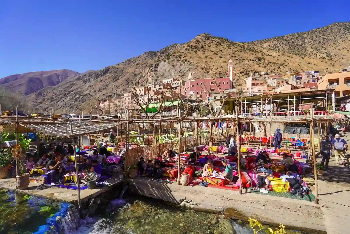 From Marrakeszu: prywatna jednodniowa wycieczka do Doliny Ourika i gór Atlas