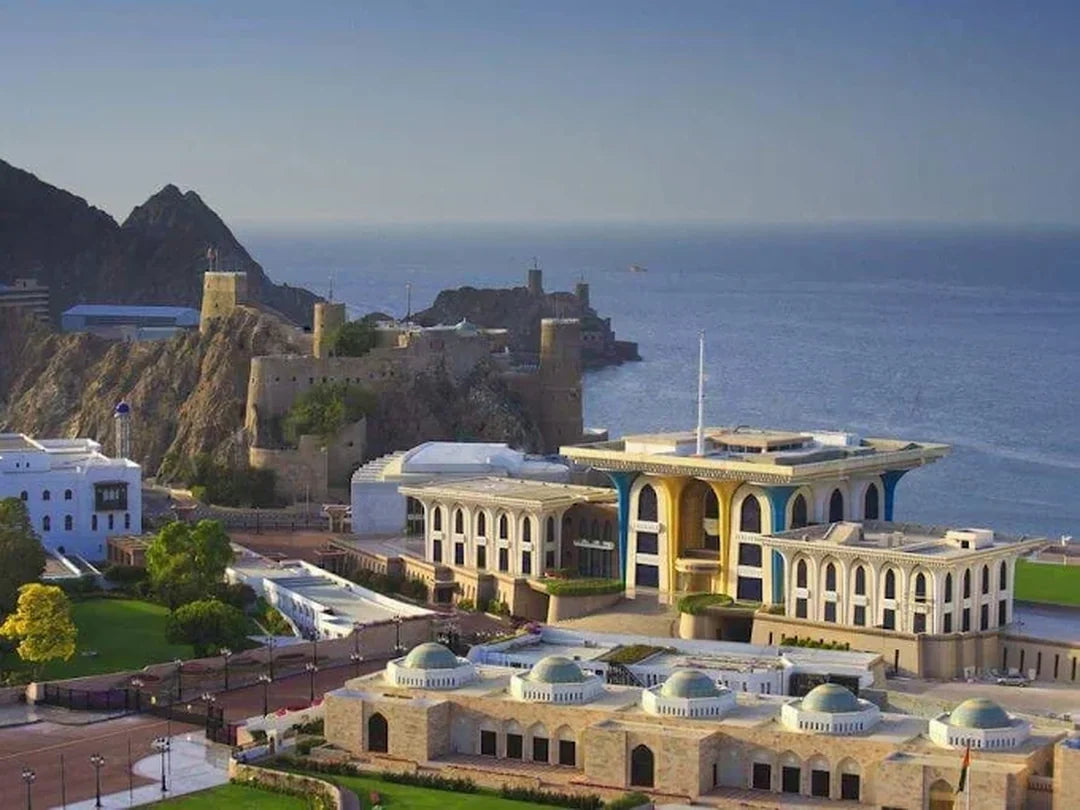 マスカット：ホテル送迎付き半日市内ツアー