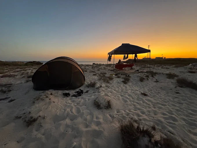 Mascate: campeggio notturno in spiaggia e cena barbecue