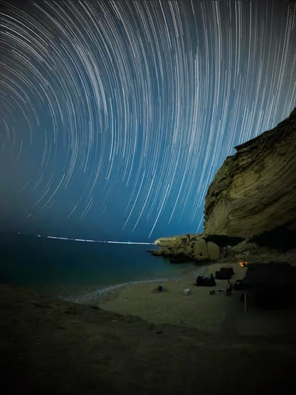 Mascate: campeggio notturno in spiaggia e cena barbecue