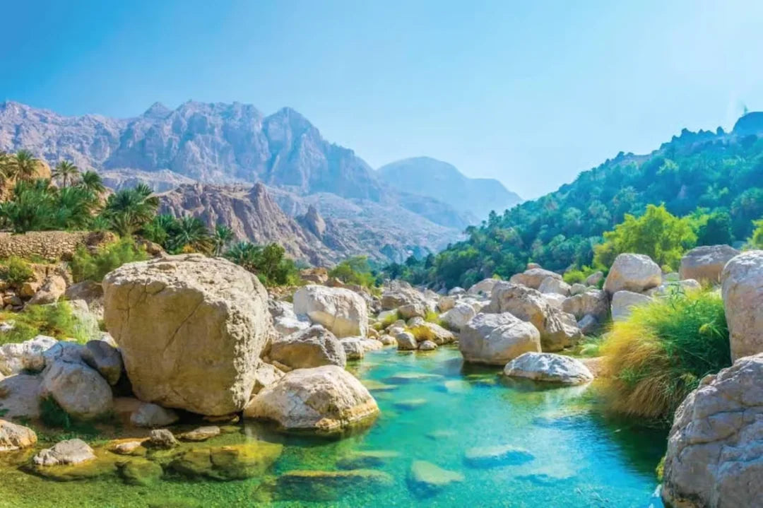 Muscat: Tur Wadi Shab dan Lubang Bimmah dengan Panduan Audio