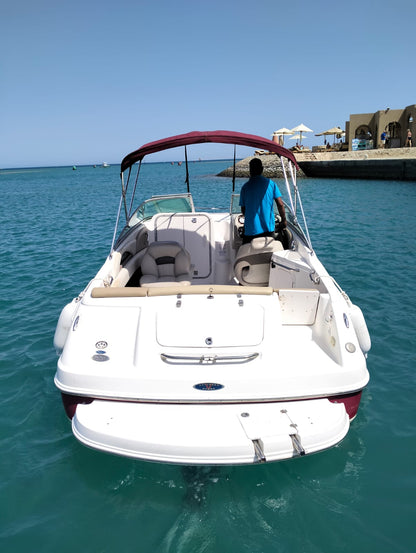El Gouna: Private Speedboat Rental to Bayoud