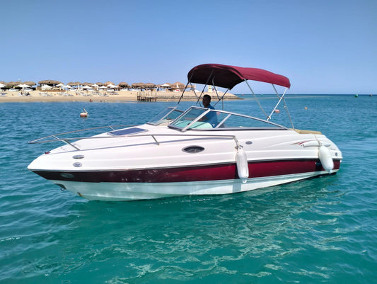 El Gouna: Private Speedboat Rental to Bayoud