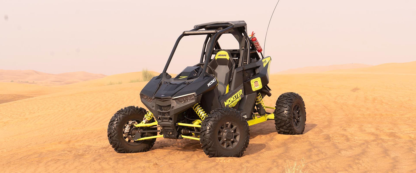 Dubai: passeio de buggy nas dunas Polaris RZR 1000cc