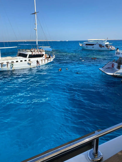 Sharm El Sheikh : Excursion en bateau de luxe pour plongée en apnée à Ras Mohammed et l'île Blanche