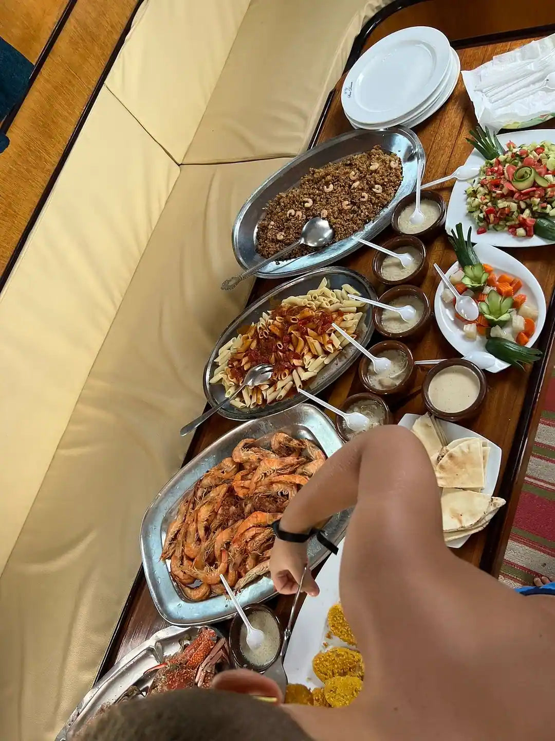 シャルム・エル・シェイク：ラグジュアリーヨットで行くラス・モハメッド＆ホワイトアイランドシュノーケリングツアー