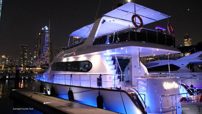 Dubai: Celebration 81 FT Partyyacht