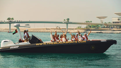 Dubai Marina: tur privat cu barca cu motor Burj Al Arab de 100 de minute