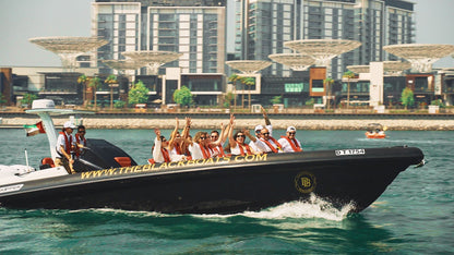 Dubai Marina: tur privat cu barca cu motor Burj Al Arab de 100 de minute