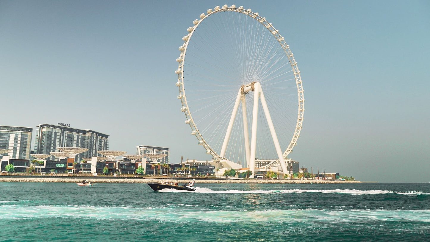 Dubai Marina: tur privat cu barca cu motor Burj Al Arab de 100 de minute