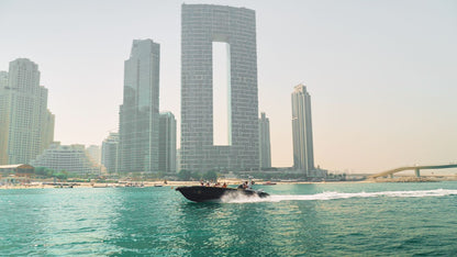 Dubai Marina: tur privat cu barca cu motor Burj Al Arab de 100 de minute