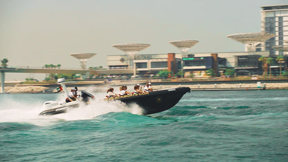 Dubai Marina: tur privat cu barca cu motor Burj Al Arab de 100 de minute