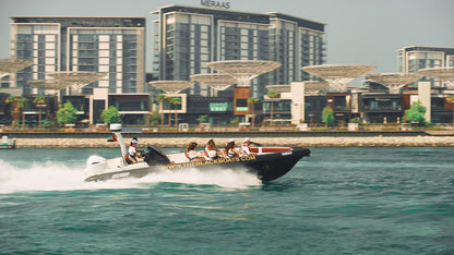 Dubai Marina: tur privat cu barca cu motor Burj Al Arab de 100 de minute