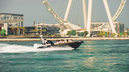 Dubai Marina: tur privat cu barca cu motor Burj Al Arab de 100 de minute
