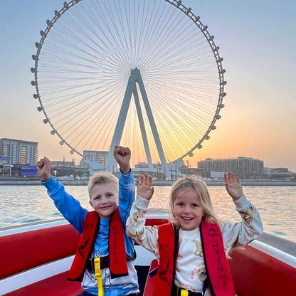 Dubai Marina: tur privat cu barca cu motor Burj Al Arab de 100 de minute