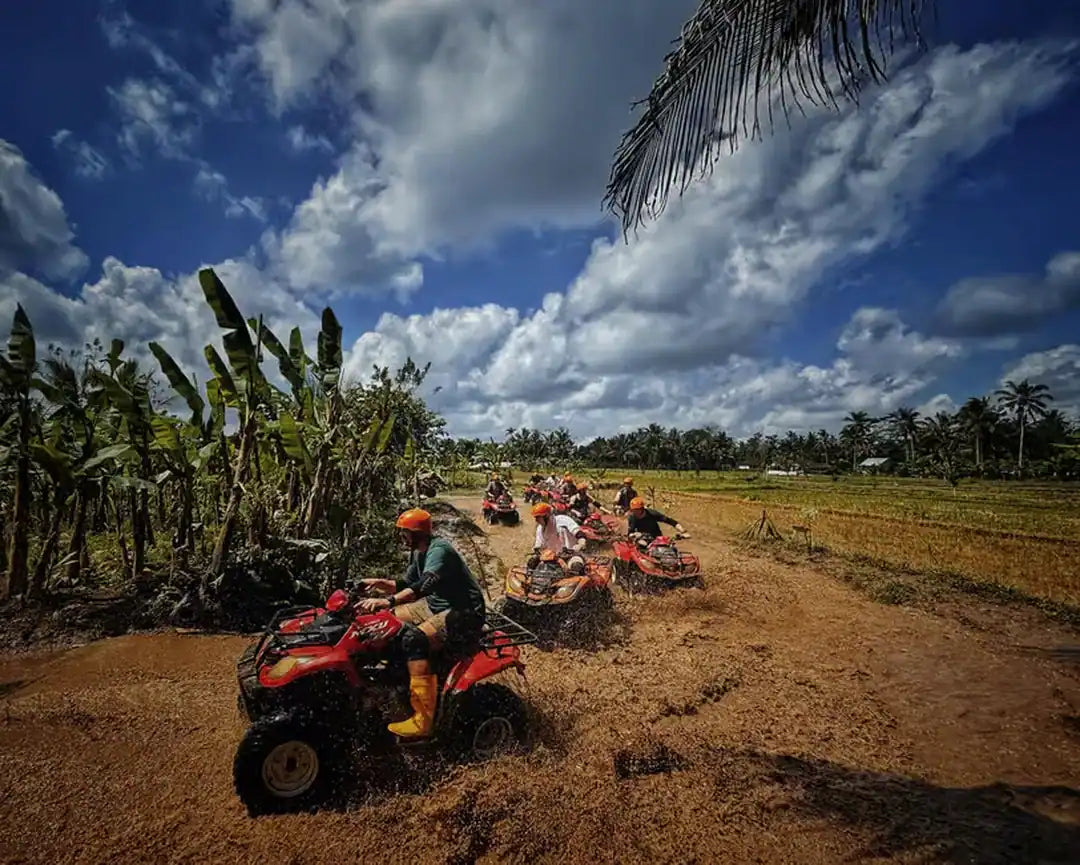 Ubud: Tur Sepeda Quad ATV dengan Ayunan Hutan Opsional dan Teras Sawah