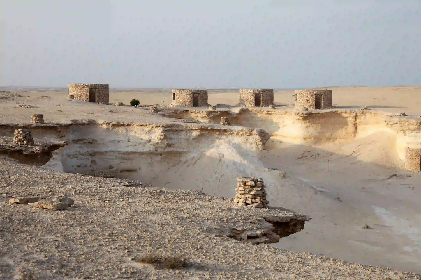Från Doha: Richard Serra-ökenskulpturen och Umbrallaklippan-tur