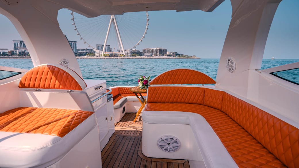 Dubai: privé luxe jacht 36FT verhuur