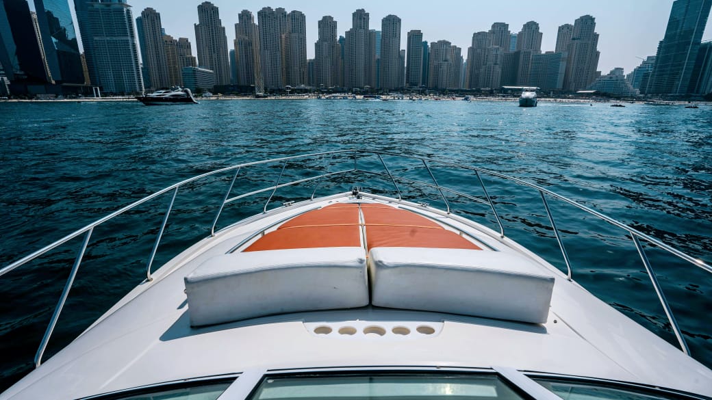 Dubai: privé luxe jacht 36FT verhuur
