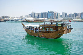 Doha: Private Dhow Boat Trip along Corniche