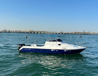 Dubaj: Wynajem prywatnej łodzi o długości 35 stóp