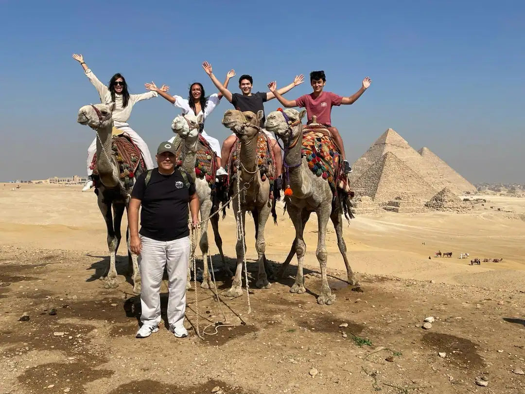Il Cairo: Tour Guidato Privato di un Giorno delle Piramidi di Giza, Piramide a Gradoni di Saqqara e Menfi