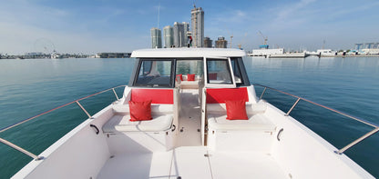 Dubai: passeio de barco privado no Gulf Craft Boat de 36 pés