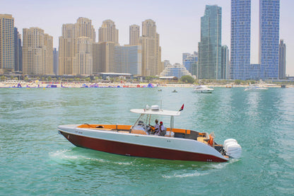Dubai: Amsca Boat 40 ft • Private Boat Trip