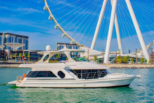 Dubai: Blue Water Boat 60 ft Private Boat Trip