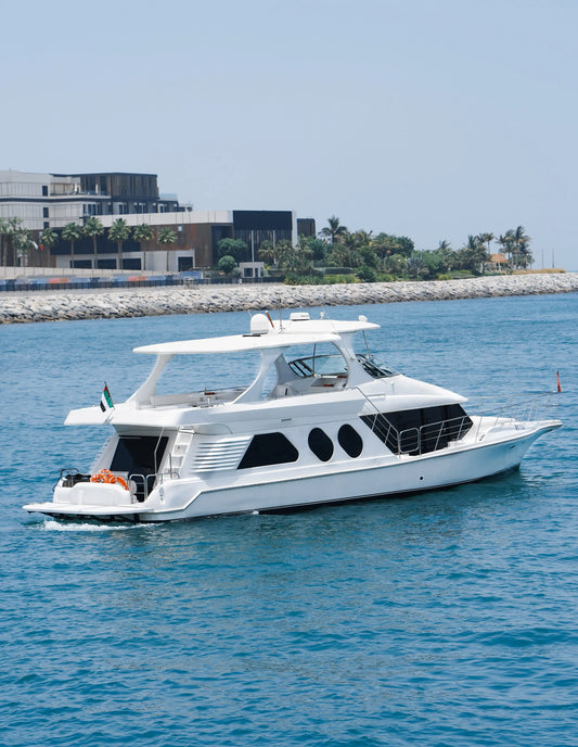 Dubai: Blue Water Boat 64 ft  Private Yacht Trip