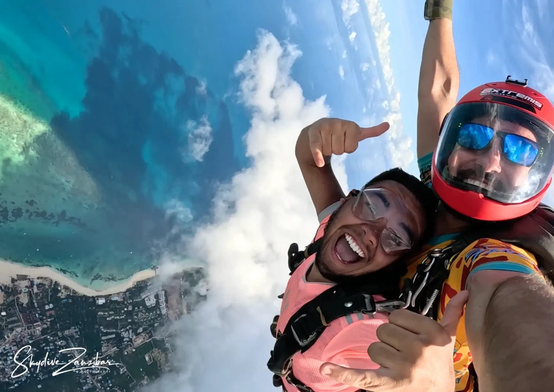 Zanzibar: Tandem Skydive and Scenic Flight with Transfers