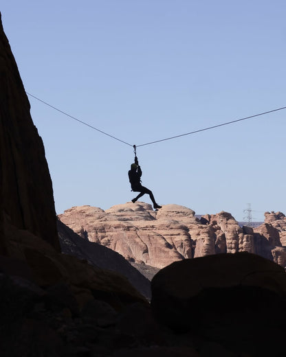 AlUla: Stairway Skywalk and Zipline Adventure