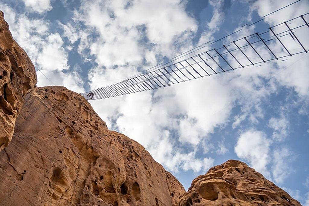 AlUla: Stairway Skywalk and Zipline Adventure