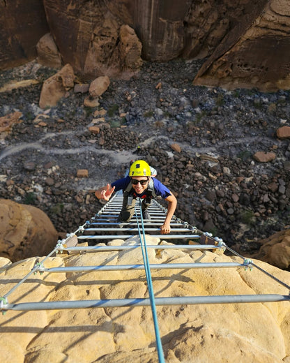 AlUla: Stairway Skywalk and Zipline Adventure