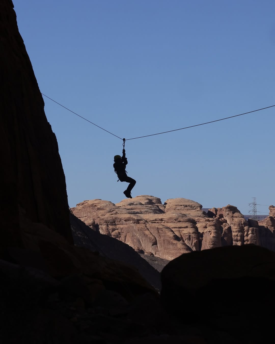 AlUla: Stairway Skywalk and Zipline Adventure