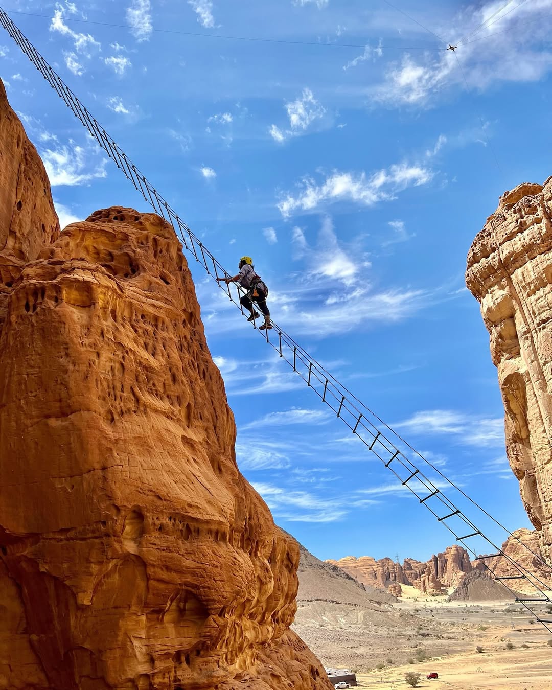 AlUla: Stairway Skywalk and Zipline Adventure