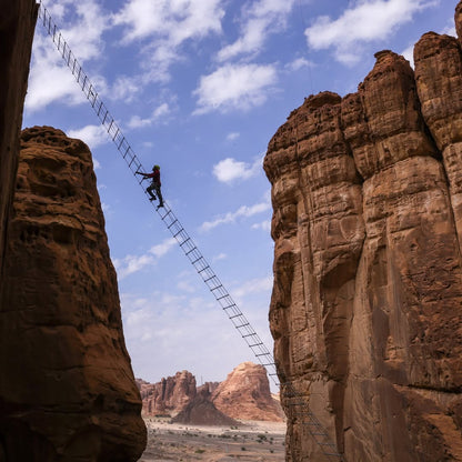 AlUla: Stairway Skywalk and Zipline Adventure