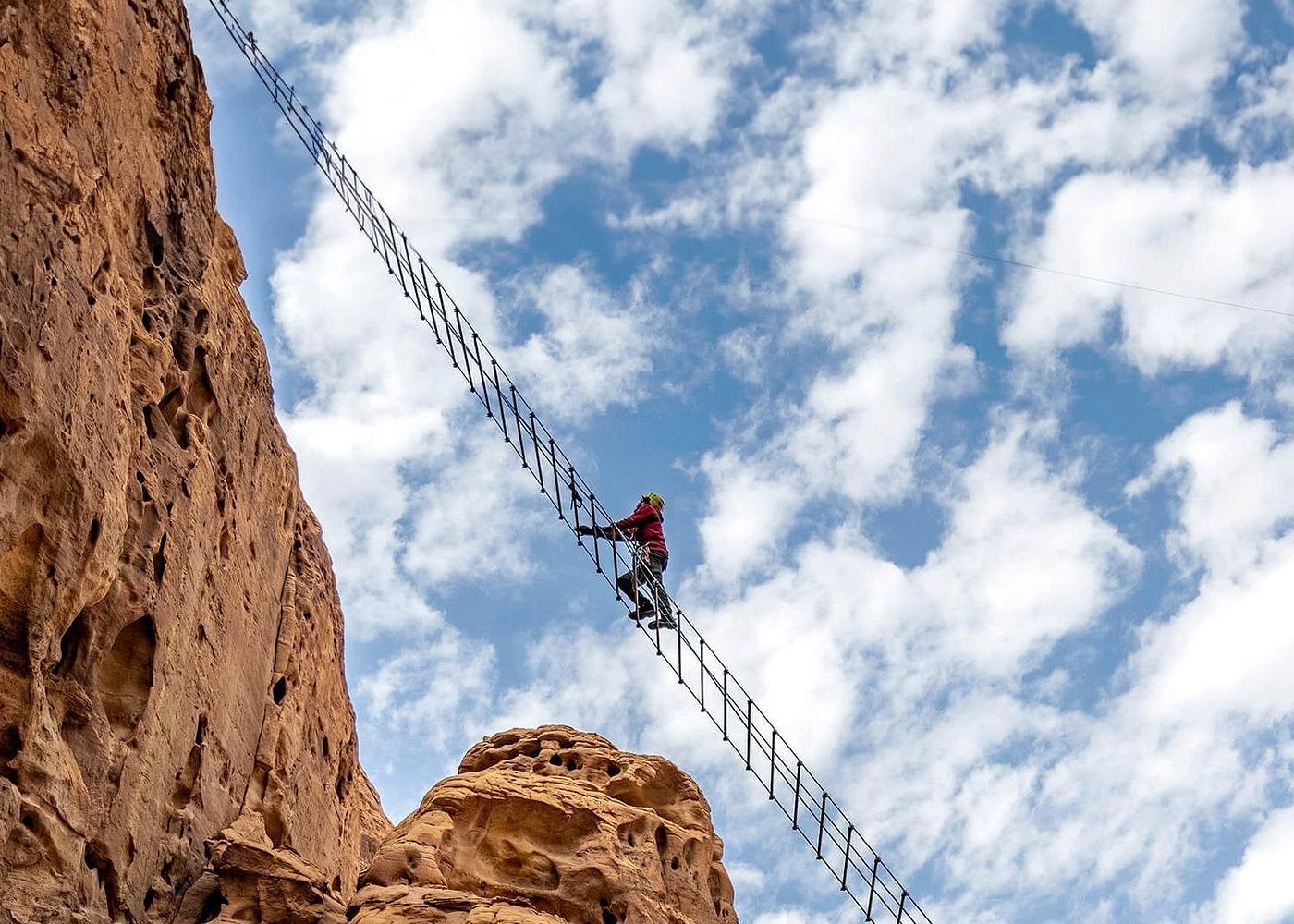 AlUla: Stairway Skywalk and Zipline Adventure