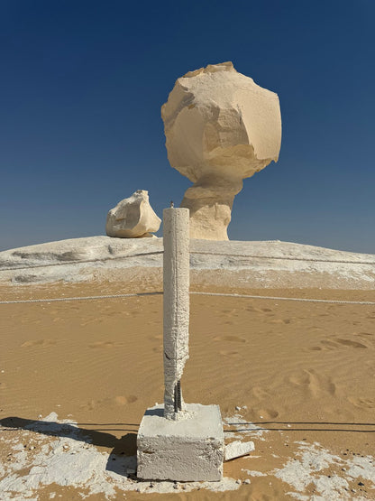 Cairo: Explore the Black & White Deserts with Overnight Camping