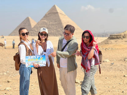 Cairo: Giza Pyramids, Sphinx, Saqqara and Memphis Tour with Lunch