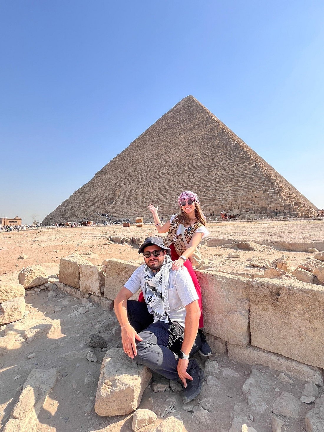 Cairo: Pyramids of Giza, Memphis, Saqqara Private Guided Tour with Lunch