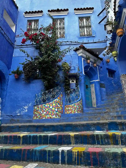 From Fès: Transfer nach Tanger mit Besuch in Chefchaouen