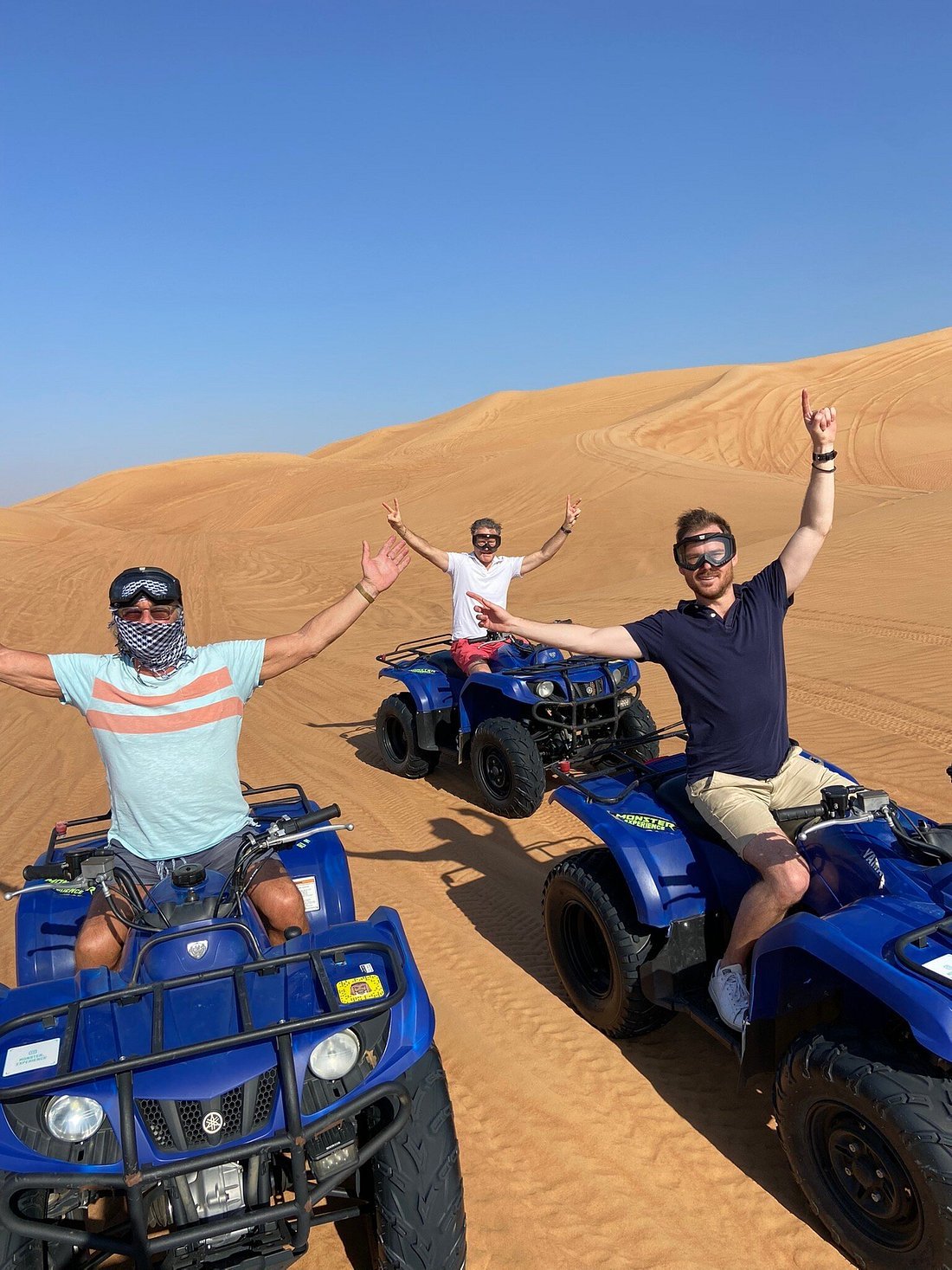 Dubai: Yamaha Grizzly 350cc ATV-tur
