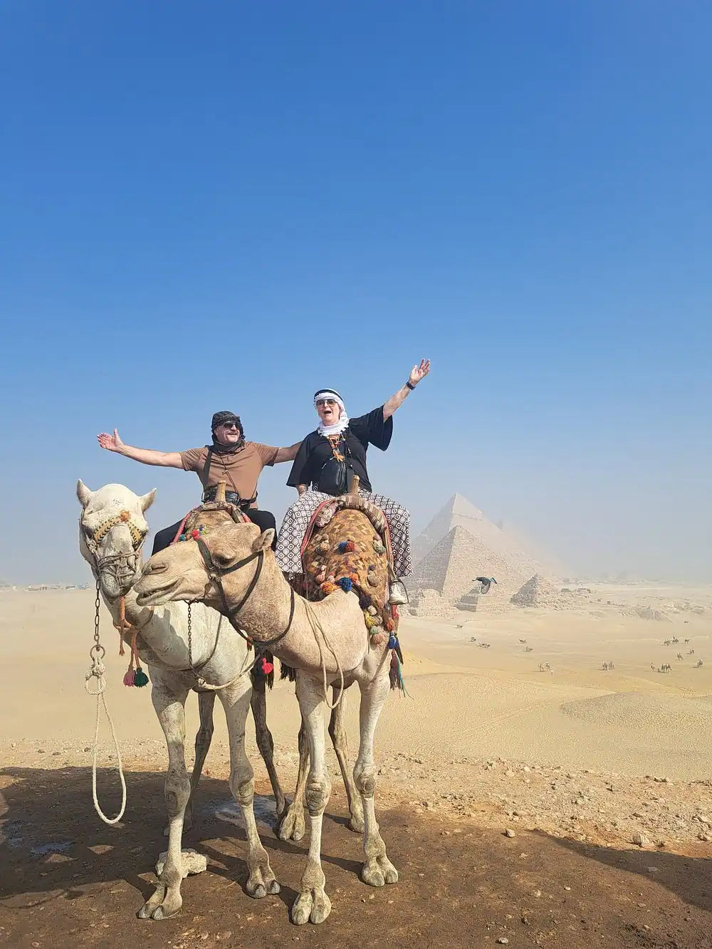 カイロ：ギザのピラミッドとスフィンクスへの半日ツアー