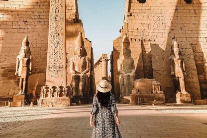 De Cairo: Excursão Privada de Luxor com Tudo Incluído por Voo